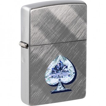 Зажигалка ZIPPO GLEAMING SPADE DESIGN 46472 Зажигалка ZIPPO GLEAMING SPADE DESIGN 46472